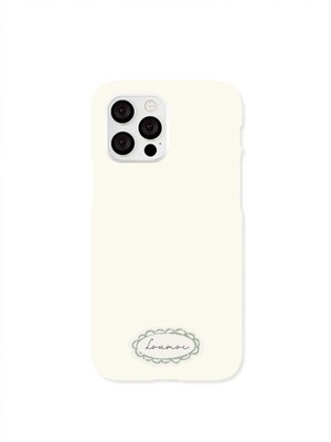 Leaf series :  ivory bloosm phonecase