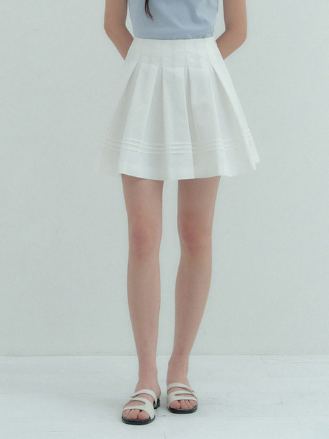 슈네]FLUFFY CANCAN PANTS SKIRT - BABY BEAR