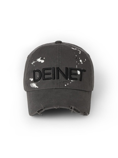 ファッション雑貨・小物その他 +DEINET+ DEINET LOGO PIPING VINTAGE CAP IN CHARCOAL KDTXE4F8 다이닛]DEINET LOGO PIPING VINTAGE CAP IN CHARCOAL