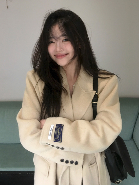 샤드라마 [6차 REORDER] FINE WOOL HANDMADE COAT [BUTTER]