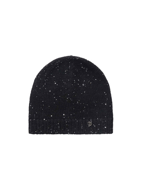트리밍버드 Spangle Angora Beanie [ Black ]