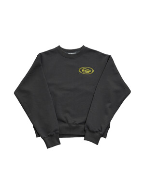 Oval Logo Sweatshirt Dark grey