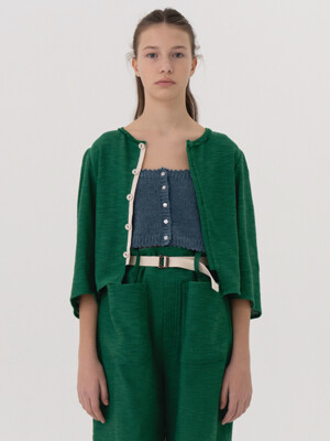 Via Dever cotton jacket (Green)