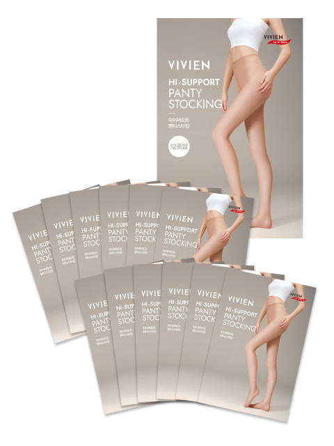 패션액세서리 - 비비안 (VIVIEN) - VIVIEN 비비안 12족입 하이써포트 고탄력 팬티스타킹 PH5027