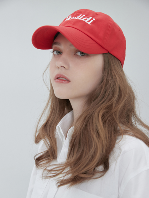 Mudidi logo ball cap 001 Red