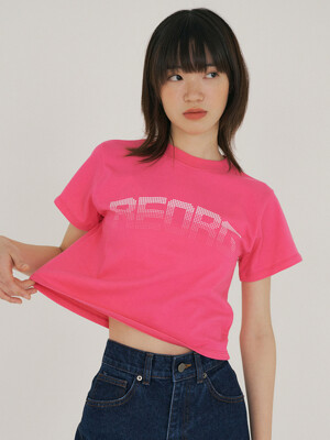 FJD REORG PIXEL T-SHIRTS HOT PINK