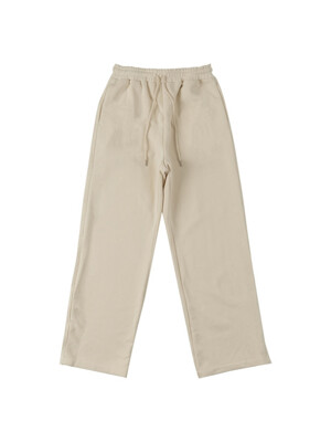 Side Zipper Sweatpants (Ivory)