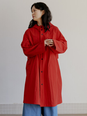 unisex rain coat red