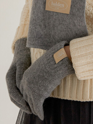 basic wool gloves (G001_grey)