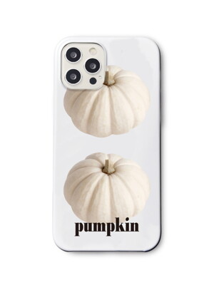 WHITE PUMPKIN PHONE CASE HARD