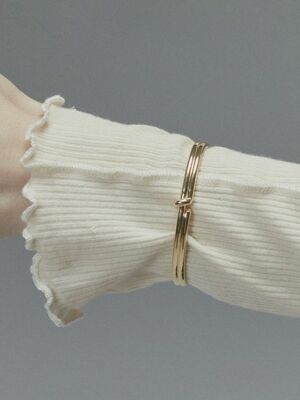 SWIRLY BANGLE GOLD 스월리 뱅글 골드