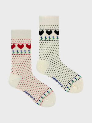 Valentine’s day socks