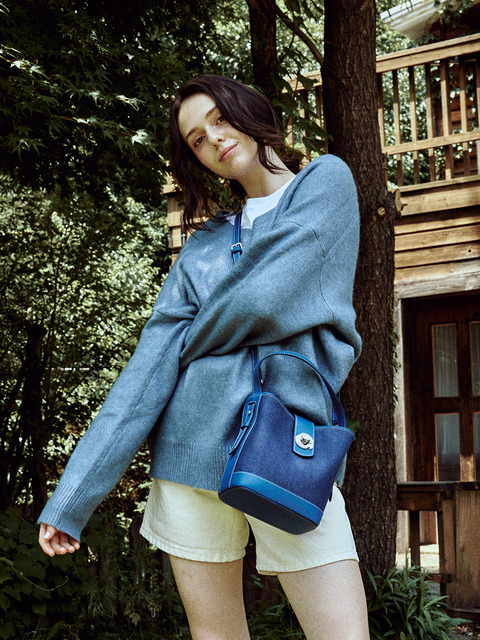 에코/캔버스백 - 아르센루베 (ARSENELUBE) - CHATEAU BAG (DENIM BLUE)