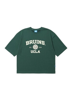 남성 BRUINS 아트웍 루즈핏 라운드 티셔츠[GREEN](UZ7ST12_66)