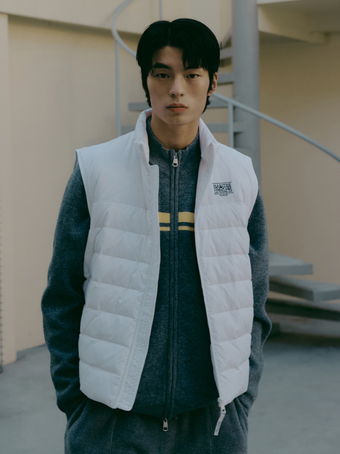 아우터 - 마리떼프랑소와저버 (Marithe Francois Girbaud) - MOUVEMENT LIGHT WEIGHT PADDED VEST white