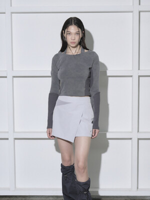 PIGMENT LAYERED LONG SLEEVE [WASHING GREY]