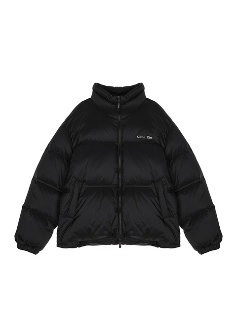 아우터 - 마뗑킴 (Matin Kim) - HIGH NECK CLASSIC PUFFER DOWN JUMPER IN BLACK