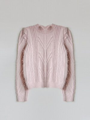 Roel Blob Angora Knit (Pink)