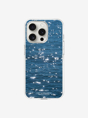 deep blue sea sparkle jelly hard case