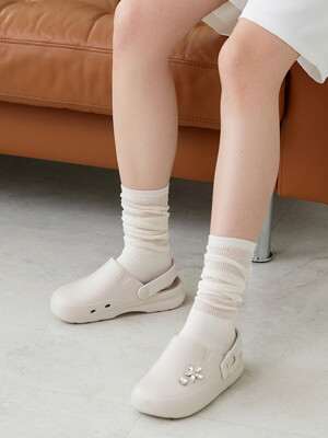 카일리 클로그 TAUPE 4.5cm