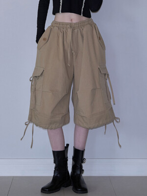 Parasuit Bermuda Pants [Beige]