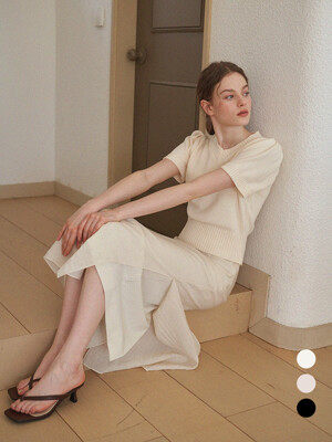 [S,M,L,XL 4 SIZE] SHEER SKIRT VERSION 2 (3color)
