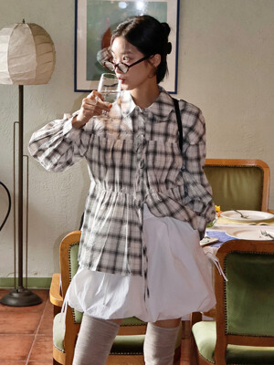 Belted Balloon Skirt VC2512SK102M_2color