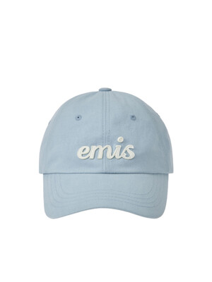 APPLIQUE BALL CAP-LIGHT BLUE