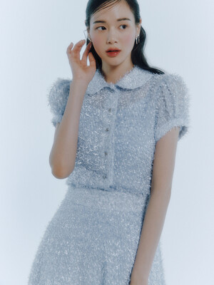 Fluffy slim blouse (3colors)