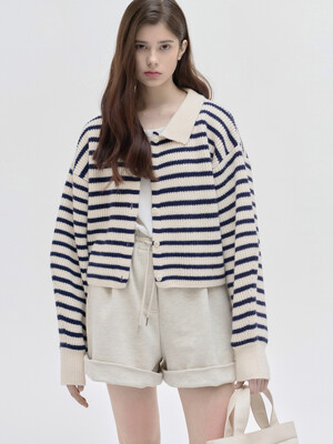 25SN casual crop cardigan [ST]