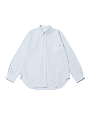 TOULON OXFORD SHIRTS -S/BLUE