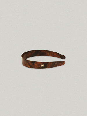 FAYE HAIRBAND [BROWN]