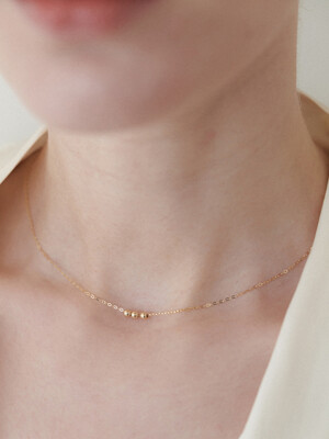 [Mamre]14k Triple necklace