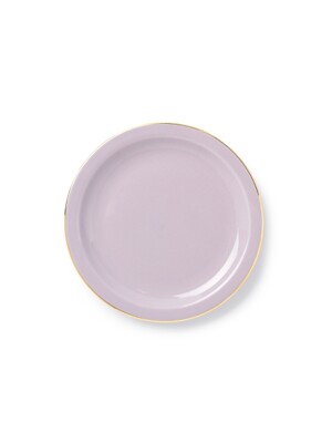 light purple gold mini plate