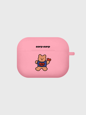 Bear heart-pink(Air pods pro)