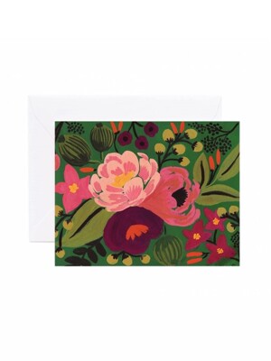 Vintage Blossoms Green Card  카드