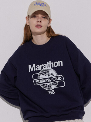 MARATHON SWEATSHIRTS (NAVY)