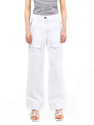 Double Pocket Jeans _ White