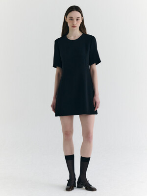 [Drama Signature] Half-sleeve Mini Dress