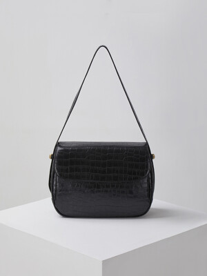 mail bag(Crocodile black)