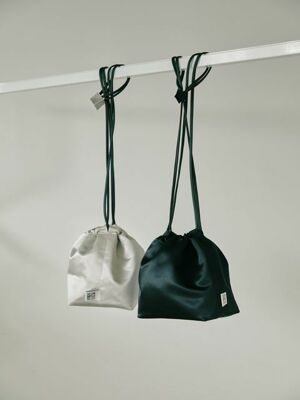 Silk bucket bag (2colors)