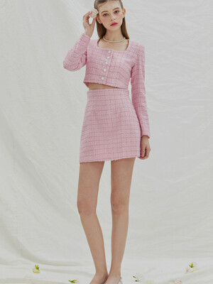 Aila tweed skirt(2colors)