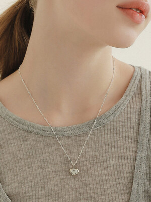 Heart Italy Silver Necklace N01118
