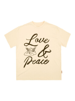 Love&Peace T-Shirts, Ivory
