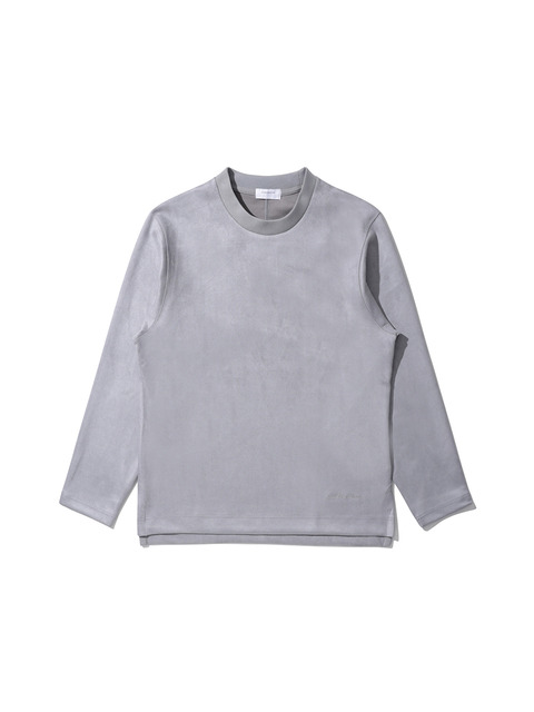 티셔츠 - 커스텀멜로우 (CUSTOMELLOW) - suede long sleeve tee_CWTAW23611GYX