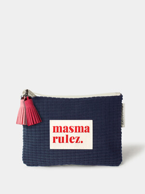 Basic pouch _ 옥수수 네이비