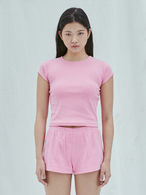 Pure Pink Short Sleeve T