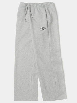 SIG ARCH LOGO WOMEN FLEECE SWEAT PANTS M그레이