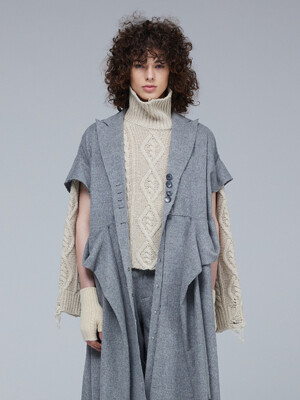 Cable destroyed knit