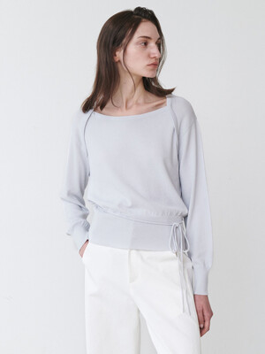 Boatneck Pullover Knit SK5SP160_2color